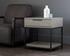 Rebel Nightstand - Black - Taupe by Sunpan