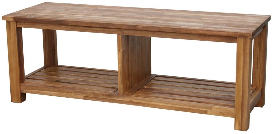 Tiburon TV Bench In Amber by New Pacific Direct