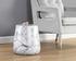 Aries Side Table - Marble Look - White by Sunpan