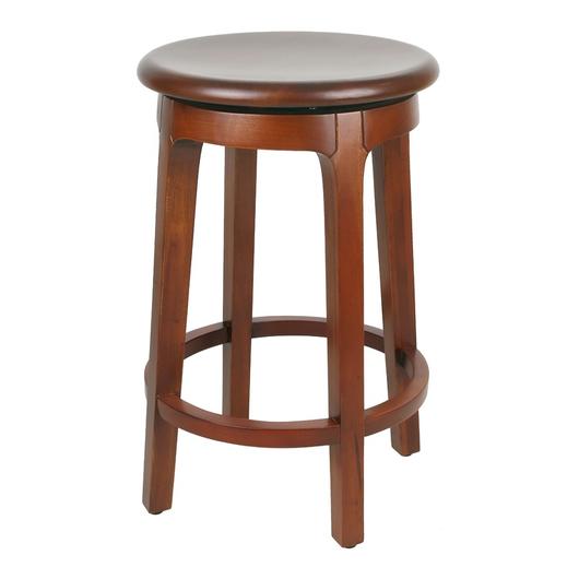 Foxy Swivel Counter Stool, Cinnamon Brown by New Pacific Direct