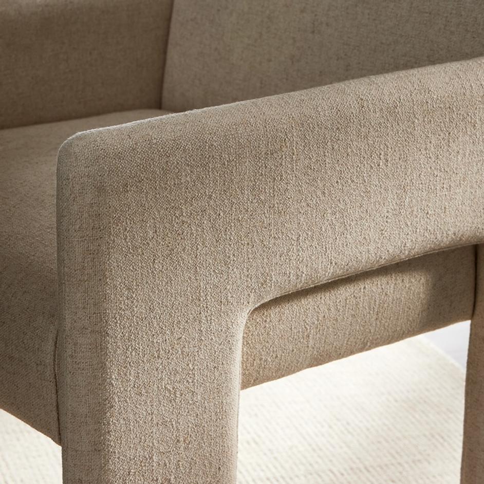 Amur Dining Armchair in Natural Antwerp by FOUR HANDS