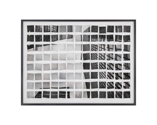 PICTURE IN POLAROIDS - 50" X 35" - BLACK FRAME by Sunpan