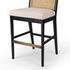 Antonia Cane Armless Bar + Counter Stool - Savile Flax by Four Hands
