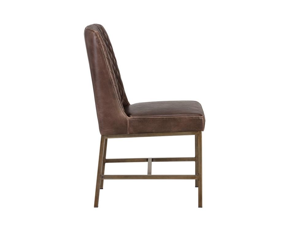 Leighland Dining Chair - Havana Dark Brown by Sunpan