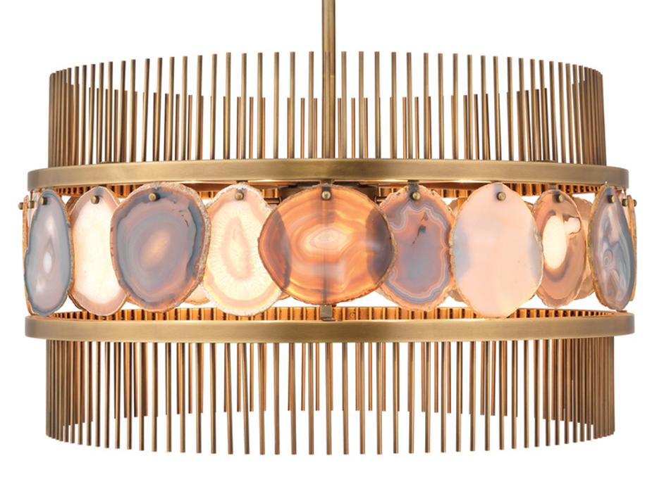 Upsala Agate 8-Light Chandelier by Jamie Young