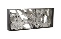 Cast Root Console Table, Iron Frame, Resin, Silver Leaf by PHILLIPS COLLECTION
