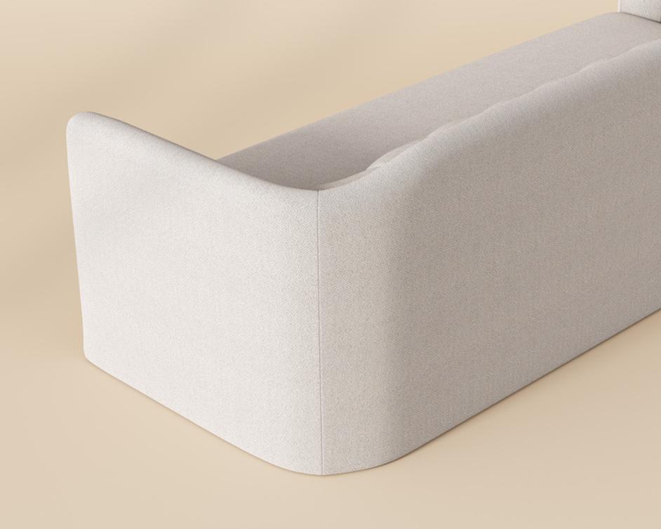 BIRRIT SOFA - DOVE CREAM by Sunpan