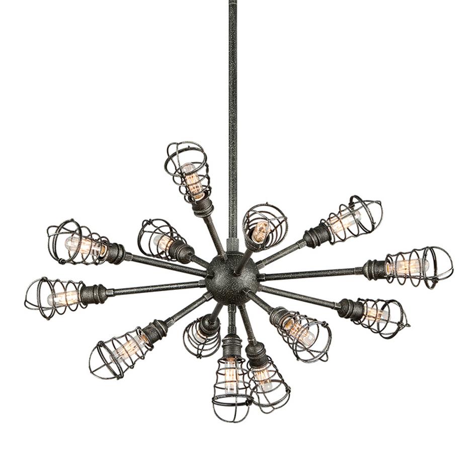 Conduit Chandelier by Troy