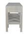 Conrad Mahogany and Veneer Console in White Wash Finish by Noir Furniture