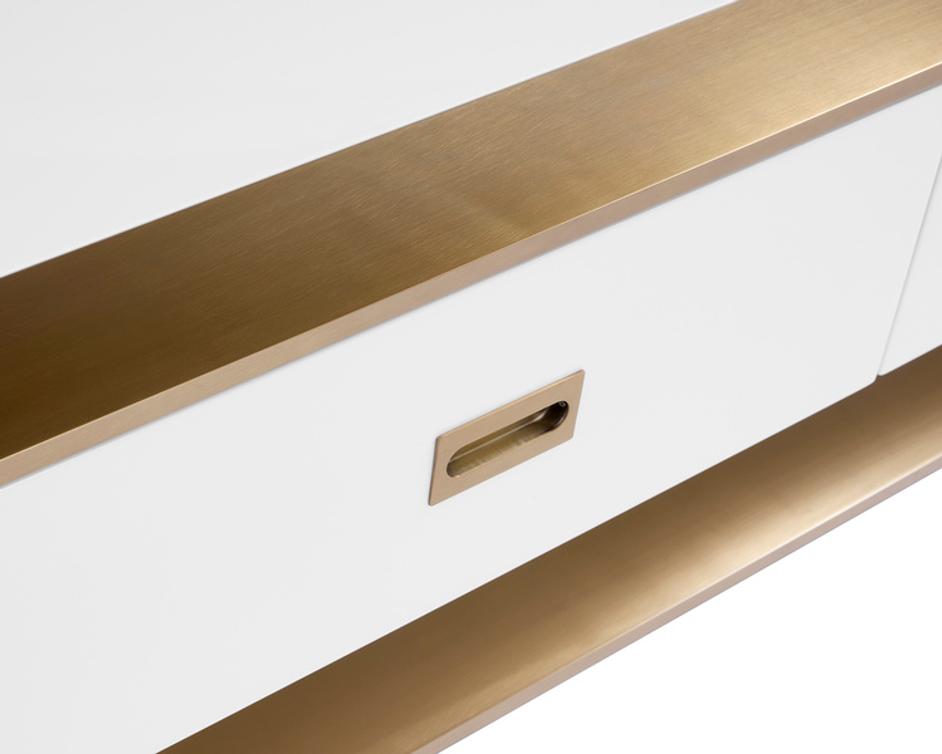 BRIELLE MEDIA CONSOLE AND CABINET by Sunpan