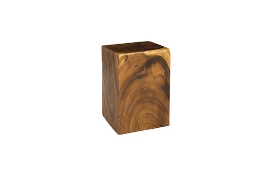 Chamcha Wood Stool, Natural by PHILLIPS COLLECTION