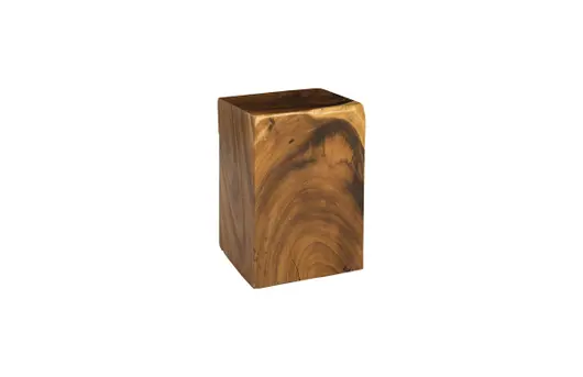 Chamcha Wood Stool, Natural by PHILLIPS COLLECTION