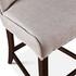 Buddy 20" Off-White Linen Counter Chair, Dark Legs by Home Trends & Design