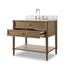 Toulouse Single Vanity - Washed Blonde Oak Veneer by Four Hands