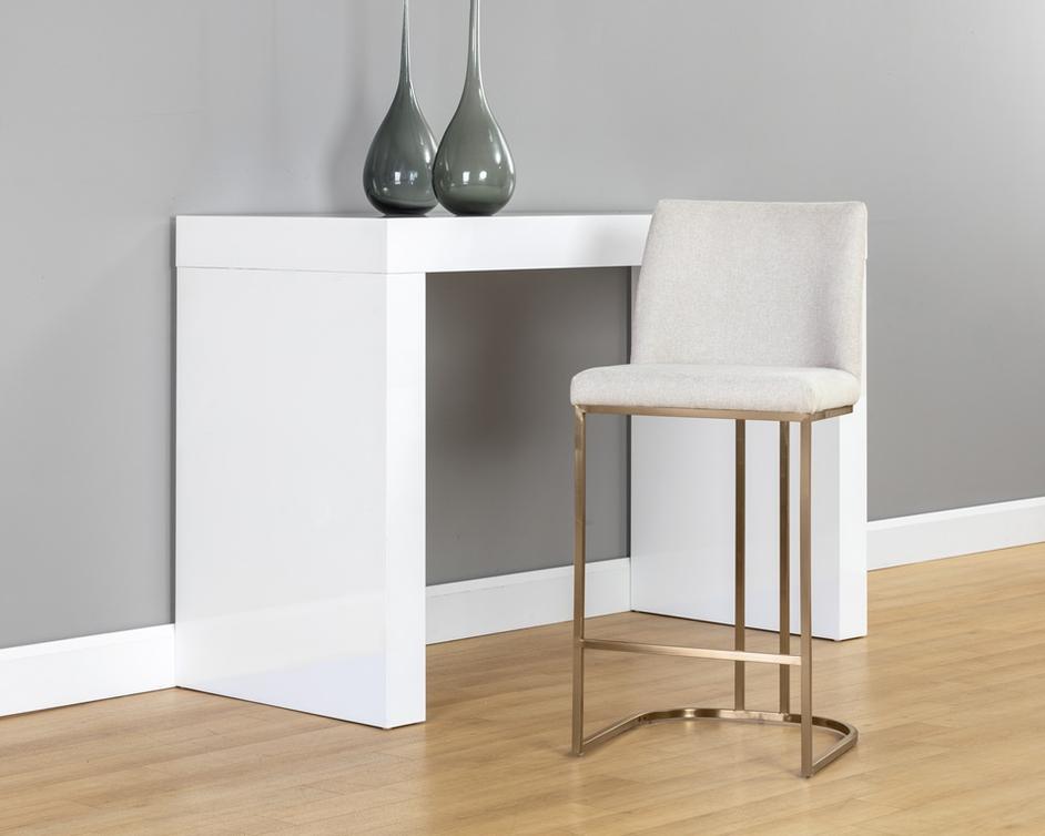 Rayla Counter Stool - Belfast Oatmeal by Sunpan
