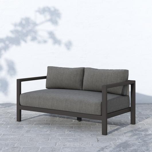 Sonoma Outdoor Sofa 60" in Bronze and Charcoal by FOUR HANDS