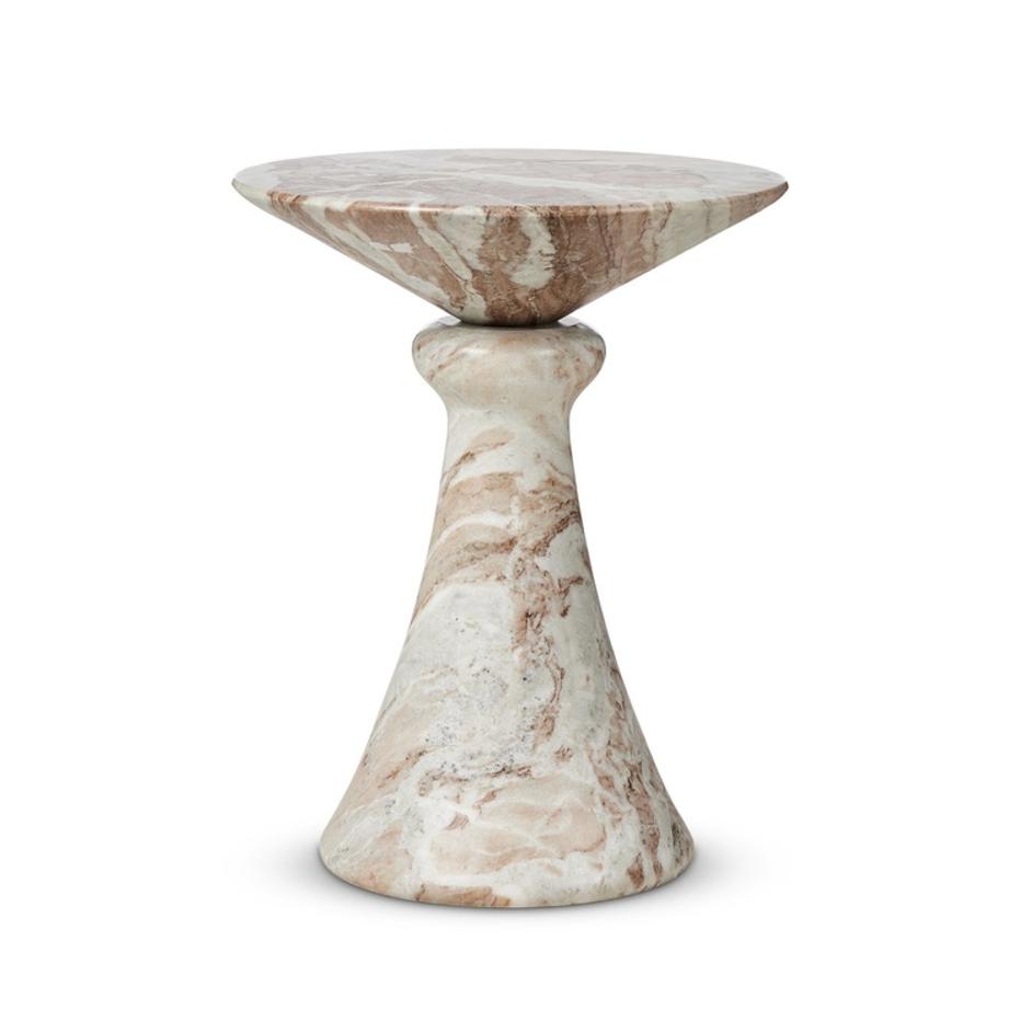 Connie End Table - Sawar Marble by Four Hands