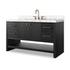 Anthem Single Wide Vanity - Black Wash Oak Veneer by Four Hands