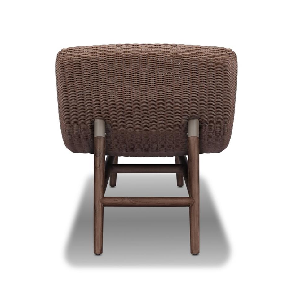 Portia Outdoor Chaise - Tanned Weave by Four Hands