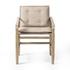 Lenz Dining Armchair In Alcala Taupe by Four Hands
