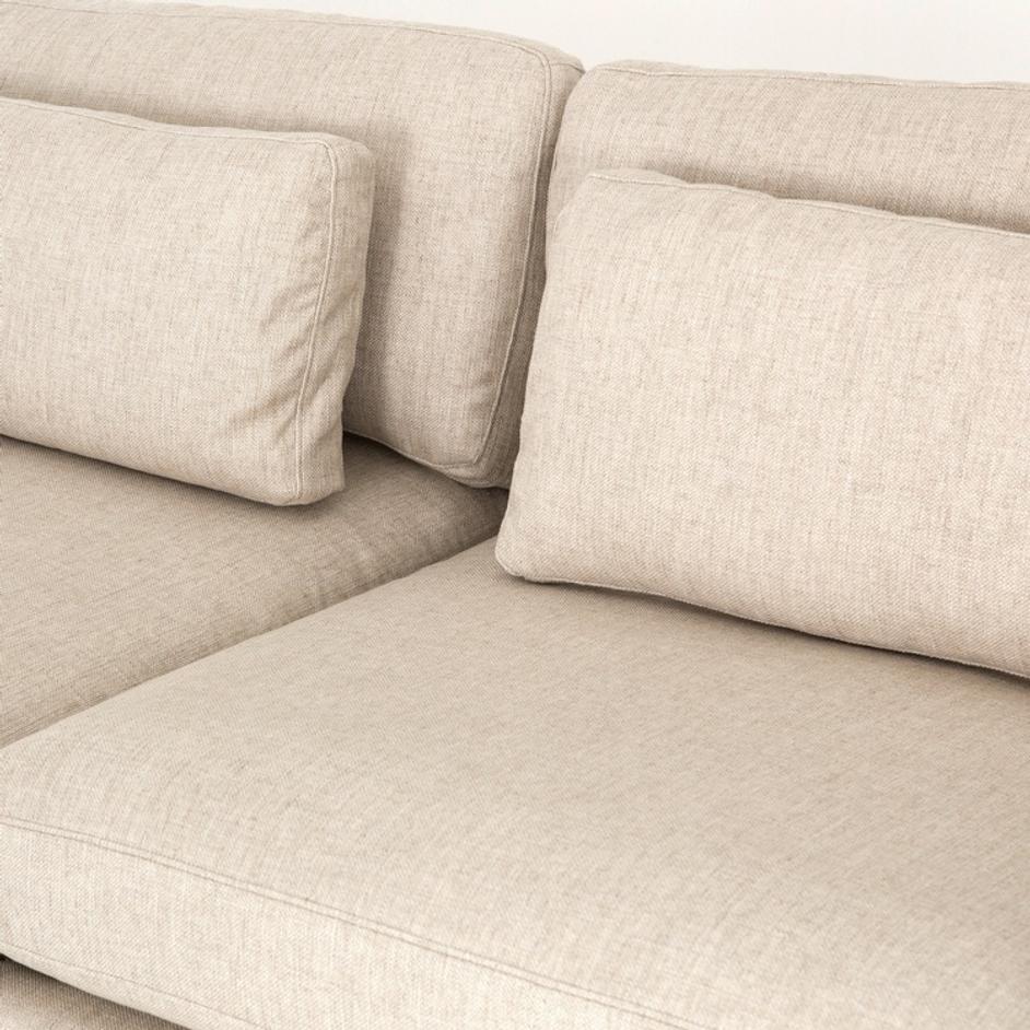 Bloor 5 Pc Sectional with Ottoman in Essence by FOUR HANDS