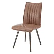 Reino Dining Side Chair In Antique Cigar Brown (Set of 2) by New Pacific Direct