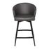 WEBBER SWIVEL COUNTER STOOL CHARCOAL by Moes Home