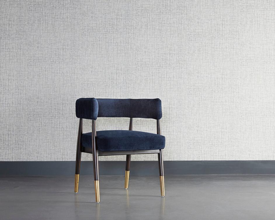 CALLEM DINING ARMCHAIR - DANNY NAVY by Sunpan