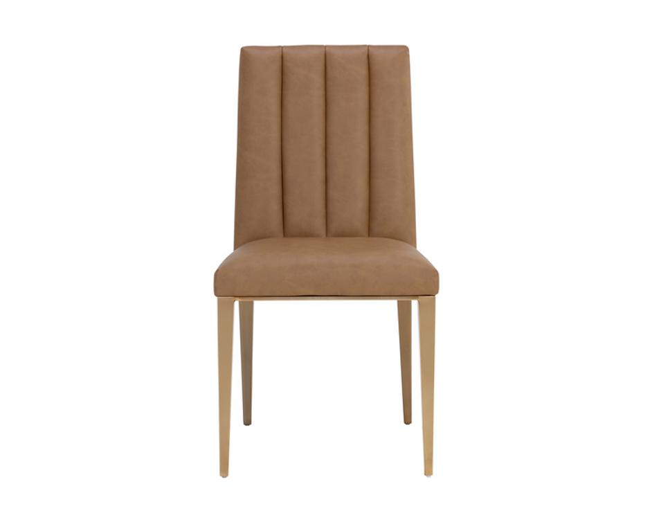 WILBUR DINING CHAIR - MILLIKEN COGNAC by Sunpan