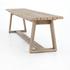 Atherton Outdoor Dining Bench in Brown by FOUR HANDS
