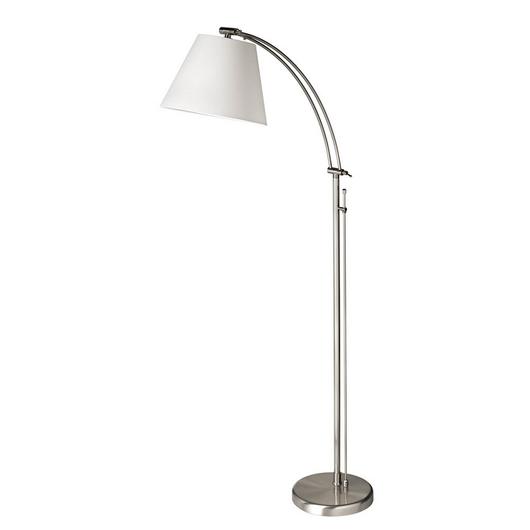 Adjustable Floor Lamp - White Shd by Dainolite