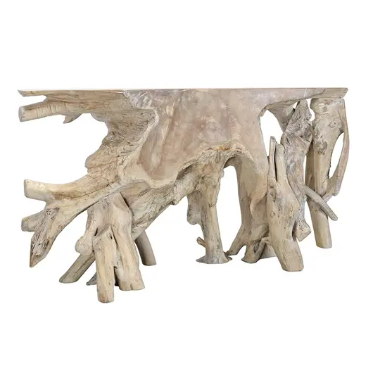 Cypress Root Console Table 59-60" by Classic Home