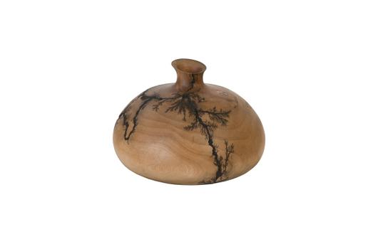 Lightning Vase, Mango Wood, Short by PHILLIPS COLLECTION