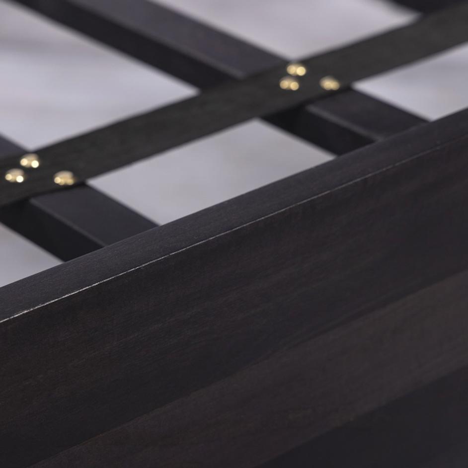 Sydney Queen Bed - Black Wash by Four Hands