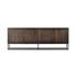 Kelby Closed Media Console In Brown by FOUR HANDS