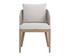 CAPRI DINING ARMCHAIR - DRIFT BROWN - PALAZZO CREAM by Sunpan