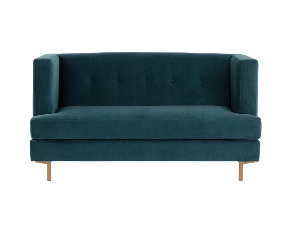 SHERIDAN 2 SEATER SOFA - DANNY TEAL by Sunpan