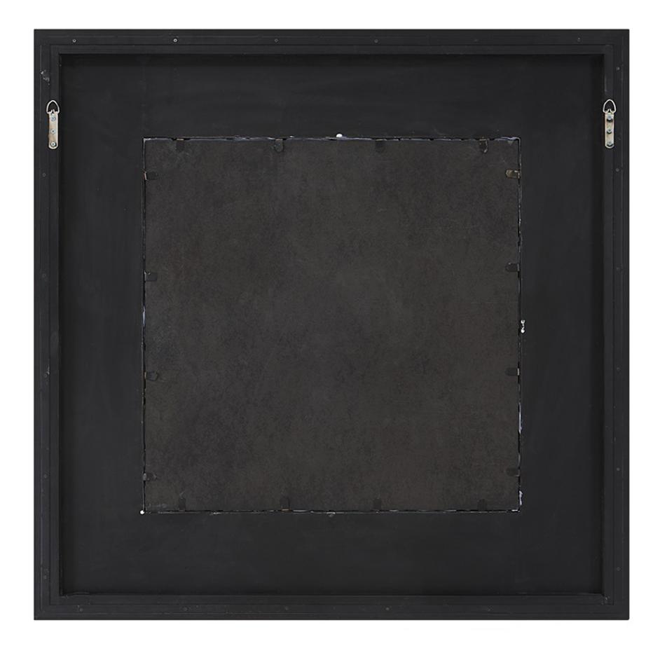 Wharton Whitewashed Square Mirror by Uttermost
