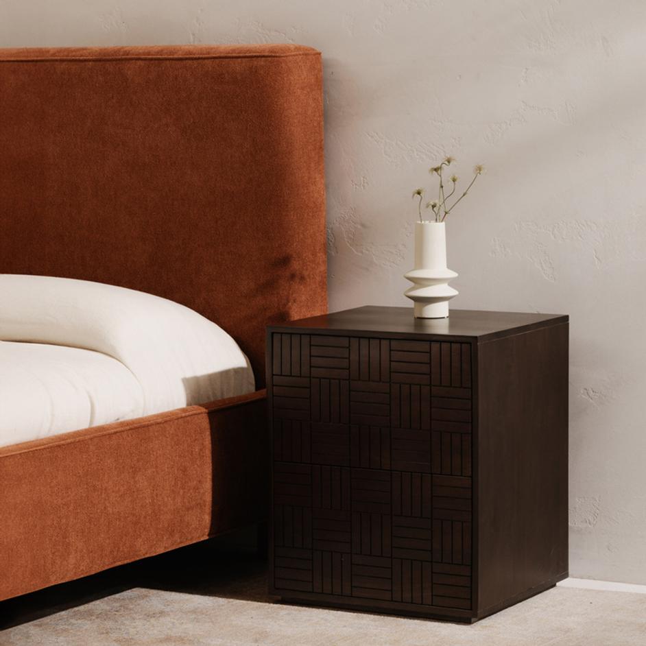 Ichigo King Bed Deep Orange by Moes Home
