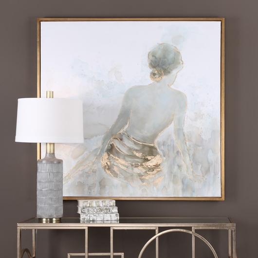 Gold Highlights Hand Painted Canvas by Uttermost