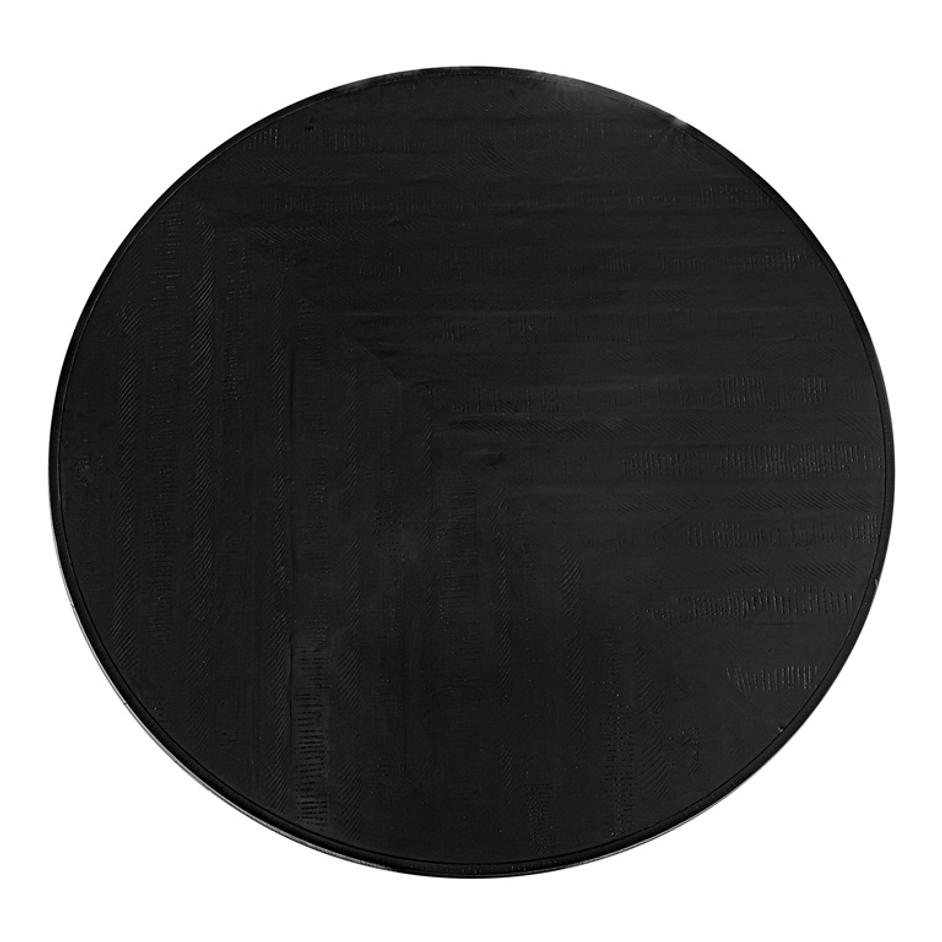 PARQ 60IN ROUND DINING TABLE BLACK by Moes Home