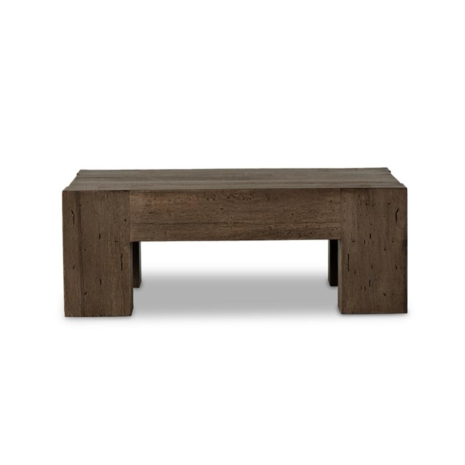 Abaso Sml Sqr Cff Table In Ebn Rstic by FOUR HANDS