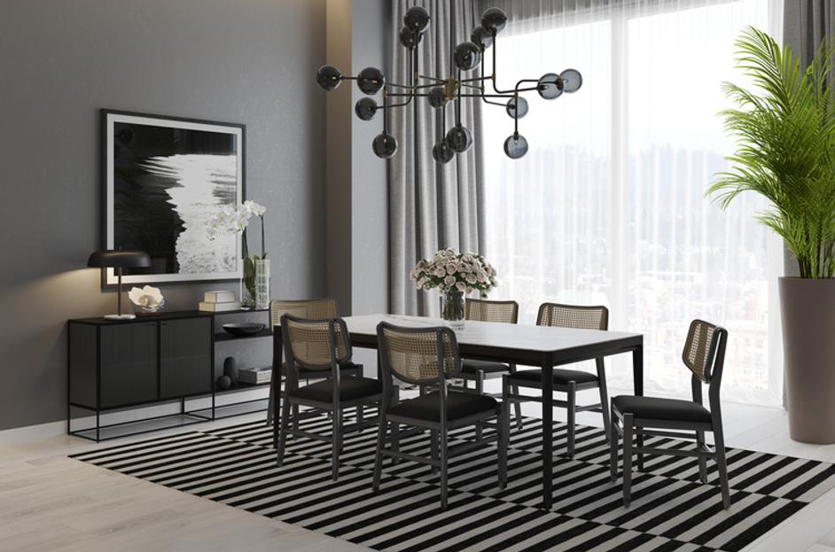 WASHED ASHORE - 48" X 48" - CHARCOAL FRAME by Sunpan