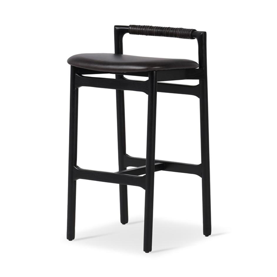 Baden Bar + Counter Stool - Sonoma Black by Four Hands