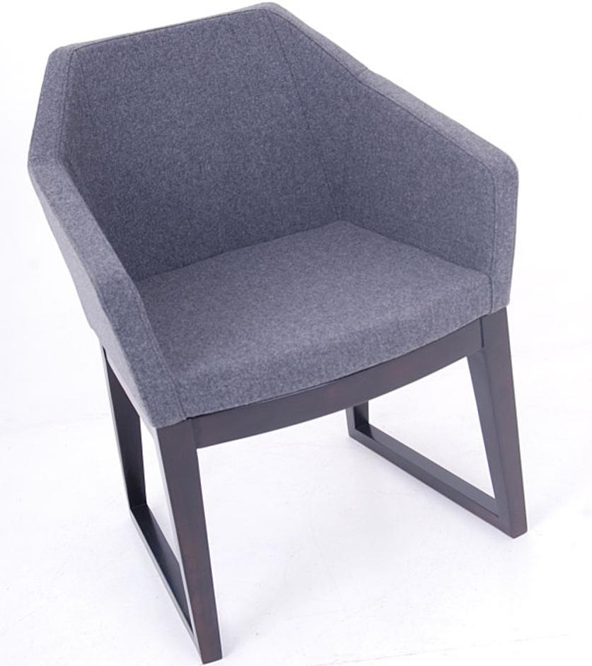 mercer sled base in wool by Nuans Design