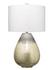 Damsle Glass Table Lamp with Linen Shade by Jamie Young