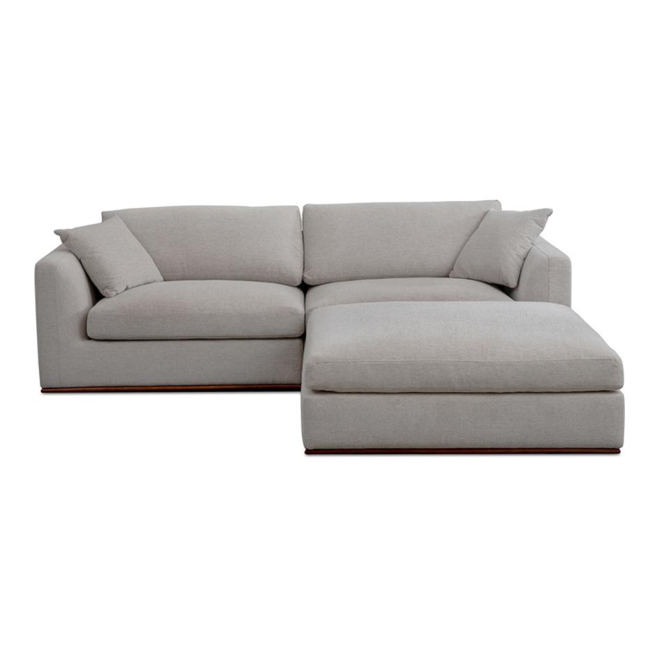 Rue Nook Modular Sectional Flecked Grey by Moes Home