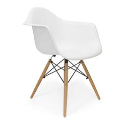 Roswell Dining Chair - White/Natural - Set Of 2 by Aeon Furniture