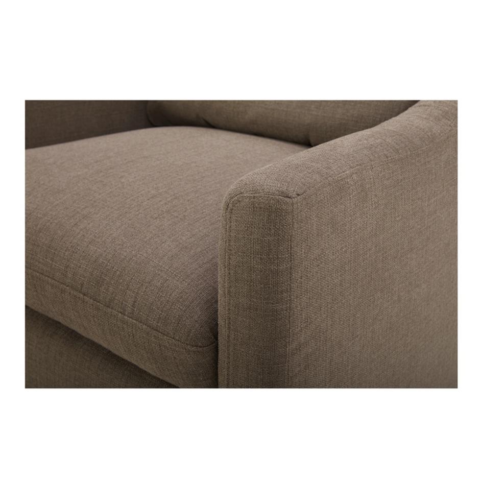 Linden Swivel Chair Soft Taupe by Moes Home