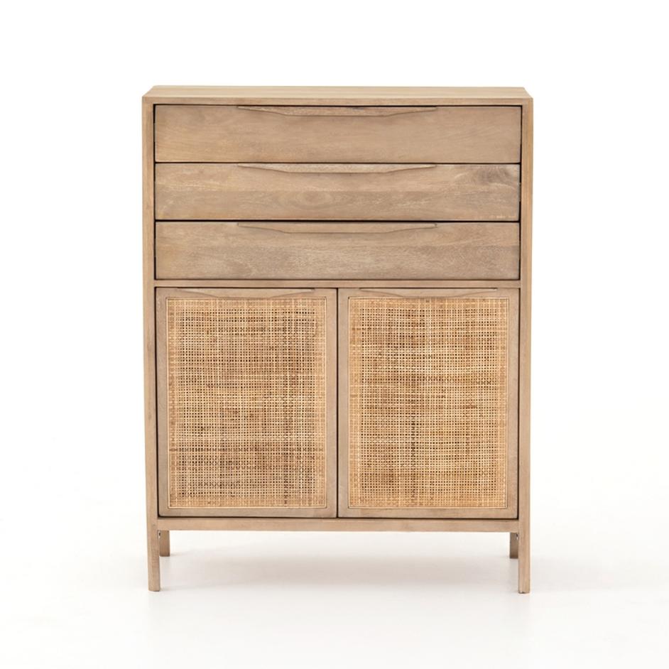Sydney Tall Dresser In Natural by FOUR HANDS